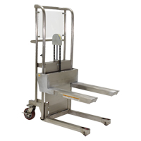 Hefti-Lift Load Stacker, Foot Pump Operated, 450 lbs. Capacity, 45-5/8" Max Lift Moffatt Supply & Specialties