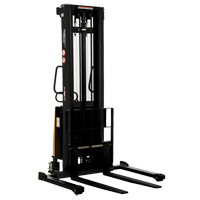 Fork Lift Stacker, Electric Operated, 2000 lbs. Capacity, 137" Max Lift Moffatt Supply & Specialties
