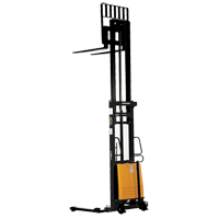 Fork Lift Stacker, Electric Operated, 2000 lbs. Capacity, 137" Max Lift Moffatt Supply & Specialties