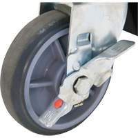 Narrow Mast Powered Lift Stacker, Electric Operated, 1000 lbs. Capacity, 63" Max Lift Moffatt Supply & Specialties