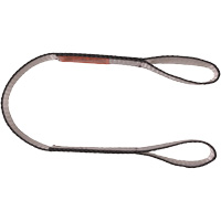 Polyester Web Sling, Double Ply, Double Eye, Type 3, 4" W x 6' L, 11000 lbs. Vertical Cap. Moffatt Supply & Specialties