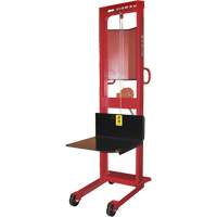 Winch Stacker, Hand Winch Operated, 1000 lbs. Capacity, 70" Max Lift Moffatt Supply & Specialties