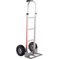 Knocked Down Hand Truck, Single Grip Handle, Aluminum, 52" Height, 500 lbs. Capacity Moffatt Supply & Specialties