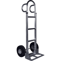 Knocked Down Hand Truck, P-Handle Handle, Aluminum, 52" Height, 500 lbs. Capacity Moffatt Supply & Specialties