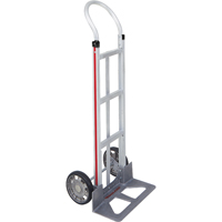 Knocked Down Hand Truck, Continuous Handle, Aluminum, 48" Height, 500 lbs. Capacity Moffatt Supply & Specialties