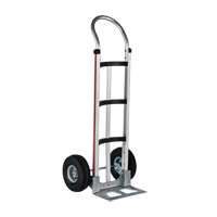Knocked Down Hand Truck, Continuous Handle, Aluminum, 48" Height, 500 lbs. Capacity Moffatt Supply & Specialties