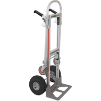 Gemini&reg; Convertible Hand Trucks, Aluminum, 1000 lbs. Capacity Moffatt Supply & Specialties