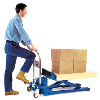 Low Profile Dandy Lift Scissor Lift Table, 37-1/10" L x 19-7/10" W, Steel, 1100 lbs. Capacity Moffatt Supply & Specialties