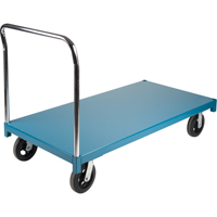 Heavy-Duty Platform Truck, 60" L x 30" W, 2000 lbs. Capacity, Rubber Casters Moffatt Supply & Specialties
