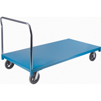 Heavy-Duty Platform Truck, 72" L x 36" W, 2000 lbs. Capacity, Rubber Casters Moffatt Supply & Specialties