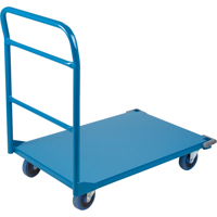 Chariots &agrave; tablettes/plateforme, Acier, 24" la x 36" p x 40" h, Capacit&eacute; de la plateforme 1300 lb Moffatt Supply & Specialties