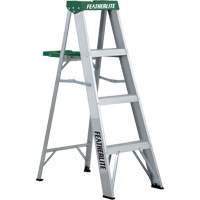 Escabeaux commerciaux (s&eacute;rie 2400), 4', Aluminium, Capacit&eacute; 225 lb, Type 2 Moffatt Supply & Specialties