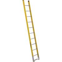 Single Section Straight Ladder - 6100 Series, 10', Fibreglass, 375 lbs., CSA Grade 1AA Moffatt Supply & Specialties