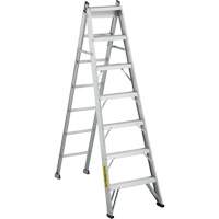 2700 Series Industrial Duty Multi-Way Ladders, 7', Aluminum, 250 lbs. Cap., ANSI 1, CSA 1 Moffatt Supply & Specialties