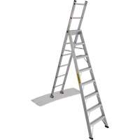 2700 Series Industrial Duty Multi-Way Ladders, 8', Aluminum, 250 lbs. Cap., ANSI 1, CSA 1 Moffatt Supply & Specialties