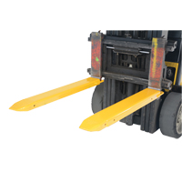 Fork Extensions, 48" L x 7-3/8" W, For Fork Width of 5" Moffatt Supply & Specialties