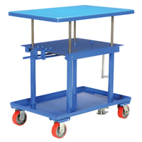 Hydraulic Lift Table, 24" L x 36" W, Steel, 2000 lbs. Capacity Moffatt Supply & Specialties