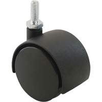 Twin Wheel Caster (300/400 Series), Swivel, 2" (51 mm) Dia., 75 lbs. (34 kg.) Capacity Moffatt Supply & Specialties