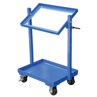 Stock Cart, Steel, 30-11/16" W x 19-1/4" D, 2 Shelves, 200 lbs. Capacity Moffatt Supply & Specialties