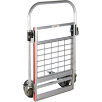 Chariot &agrave; plateforme repliable &agrave; quatre roues, Aluminium, 750 lb, 31" lo x 23-1/4" la, Hauteur 39" Moffatt Supply & Specialties