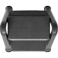 Folding Step Stool, 2 Steps, 19-1/2" x 20-1/2" x 22-3/4" High Moffatt Supply & Specialties