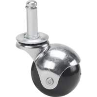 Roulette zingu&eacute;e, Pivotant avec frein, Diam&egrave;tre 2" (50,8 mm), Capacit&eacute; 200 lb (91 kg) Moffatt Supply & Specialties