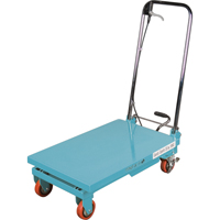 Heavy-Duty Hydraulic Scissor Lift Table, 27-1/2" L x 17-3/4" W, Steel, 330 lbs. Capacity Moffatt Supply & Specialties