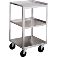 Equipment Stands, 3 Tiers, 16-3/4" W x 30-1/8" H x 18-3/4" D, 300 lbs. Capacity Moffatt Supply & Specialties