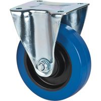 Blue Caster, Rigid, 5" (127 mm), Rubber, 400 lbs. (181 kg.) Moffatt Supply & Specialties