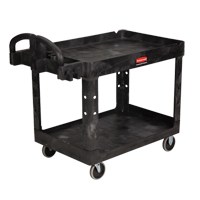 Heavy Duty Utility Cart - 4520-88, 2 Tiers, 25-1/4" x 39" x 44", 500 lbs. Capacity Moffatt Supply & Specialties