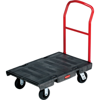 Heavy-Duty Platform Truck, 36" L x 24" W, 1000 lbs. Cap., Rubber Wheels Moffatt Supply & Specialties