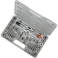 Jeu de taraud & fili&egrave;re SAE en acier rapide TD40H, 40 Morcea Moffatt Supply & Specialties