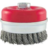 Knot Banded Cup Brush, 4" Dia. x 5/8"-11 Arbor Moffatt Supply & Specialties