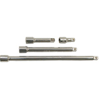 Jeu de barres de rallonges, Prise de 3/8", Fini Chrome, 4 M Moffatt Supply & Specialties