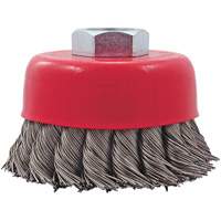 CK3201T Knotted Twist Wire Cup Brush, 3" Dia. x 5/8"-11 Arbor Moffatt Supply & Specialties