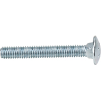 Carriage Bolt, Standard, 5/16" x 3" L, Zinc Cr+3, Coarse Moffatt Supply & Specialties