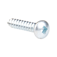 Tapping Screw Pan Head, #12 x 1-1/4" L, Zinc Plated Moffatt Supply & Specialties