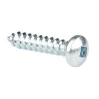 Tapping Screw Pan Head, #14 x 1-1/4" L, Zinc Plated Moffatt Supply & Specialties