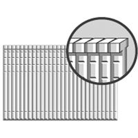 Clous de finition calibre 18 &eacute;lectro-galvanis&eacute;s assortis Moffatt Supply & Specialties