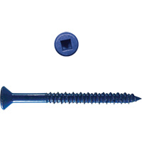 Flat Square HD Concrete Screws, 3/16" x 2-3/4" L, Zinc Plate Moffatt Supply & Specialties