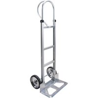 Knocked Down Hand Truck, P-Handle Handle, Aluminum, 52-1/8" Height, 500 lbs. Capacity Moffatt Supply & Specialties
