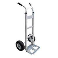 Knocked Down Hand Truck, Dual Handle, Aluminum, 50-5/8" Height, 500 lbs. Capacity Moffatt Supply & Specialties