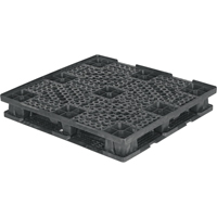 Double Deck Stackable Pallets, 4-Way Entry, 48-7/10" L x 45.7" W x 7-1/2" H Moffatt Supply & Specialties