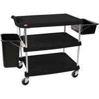 Chariot utilitaire myCart, 3 tiers, 20" x 35-1/2" x 30", Capacit&eacute; 400 lb Moffatt Supply & Specialties