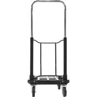 Fold-Up Platform Truck, Stainless Steel, 300 lbs., 28" L x 16" W, 33-1/2" High Moffatt Supply & Specialties