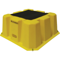 Escabeaux emboîtables industriels, 25" x 25" x Hauteur 10-1/2" Moffatt Supply & Specialties
