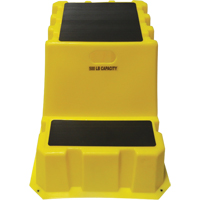 Escabeaux emboîtables industriels, 2 marches, 32-3/4" x 25-3/4" x Hauteur 20-1/2" Moffatt Supply & Specialties