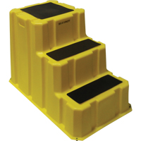 Nestable Industrial Step Stools, 3 Steps, 42" x 25-3/4" x 29" High Moffatt Supply & Specialties