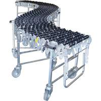 Expandable/Flexible Conveyors, 30" W x 8' 6" L, 226 lbs. per lin. ft. Capacity Moffatt Supply & Specialties