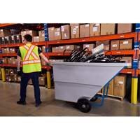 Tilt Truck, Polyethylene, 1.1 cu. yd., 1250 lbs. Load Capacity Moffatt Supply & Specialties